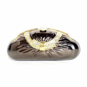 Vintage Sasha Hard Case Evening Clutch Bag
